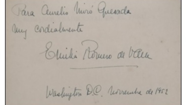 Ministerio de Cultura declaró Patrimonio Cultural a diez unidades bibliográficas de la historiadora peruana Emilia Romero de Valle