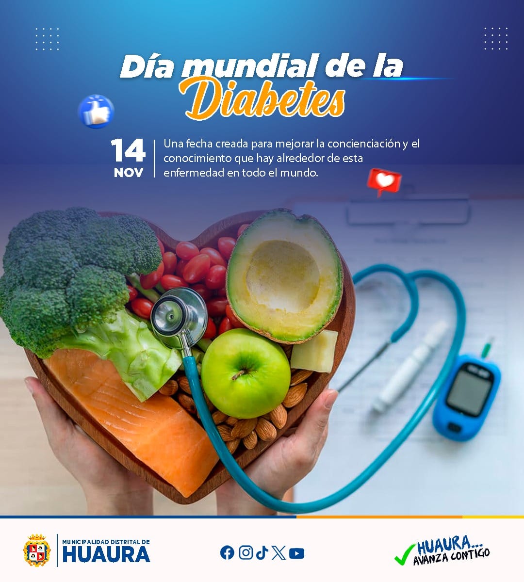 DÍA MUNDIAL DE LA DIABETES
#14denoviembre.