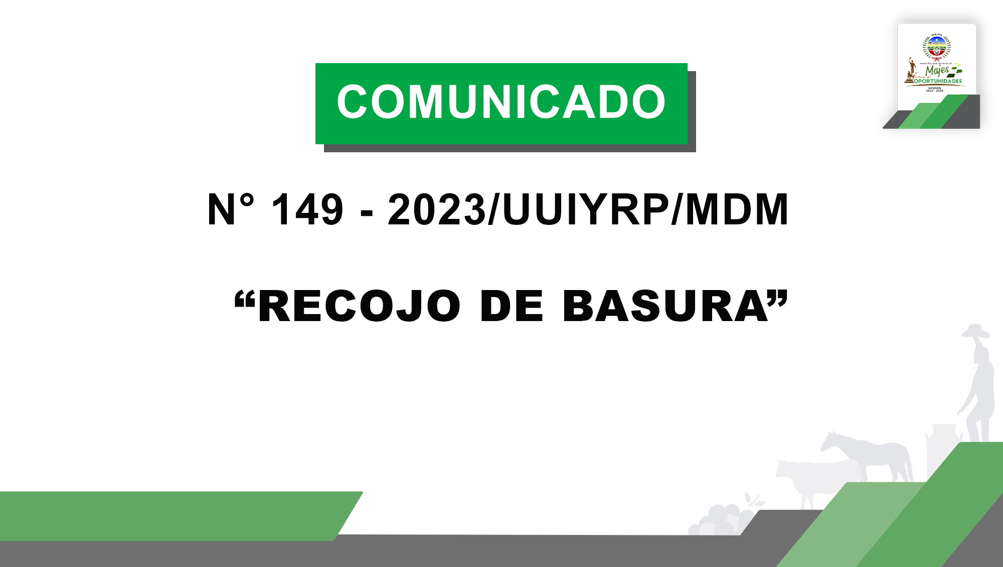 Comunicado 149 PNG