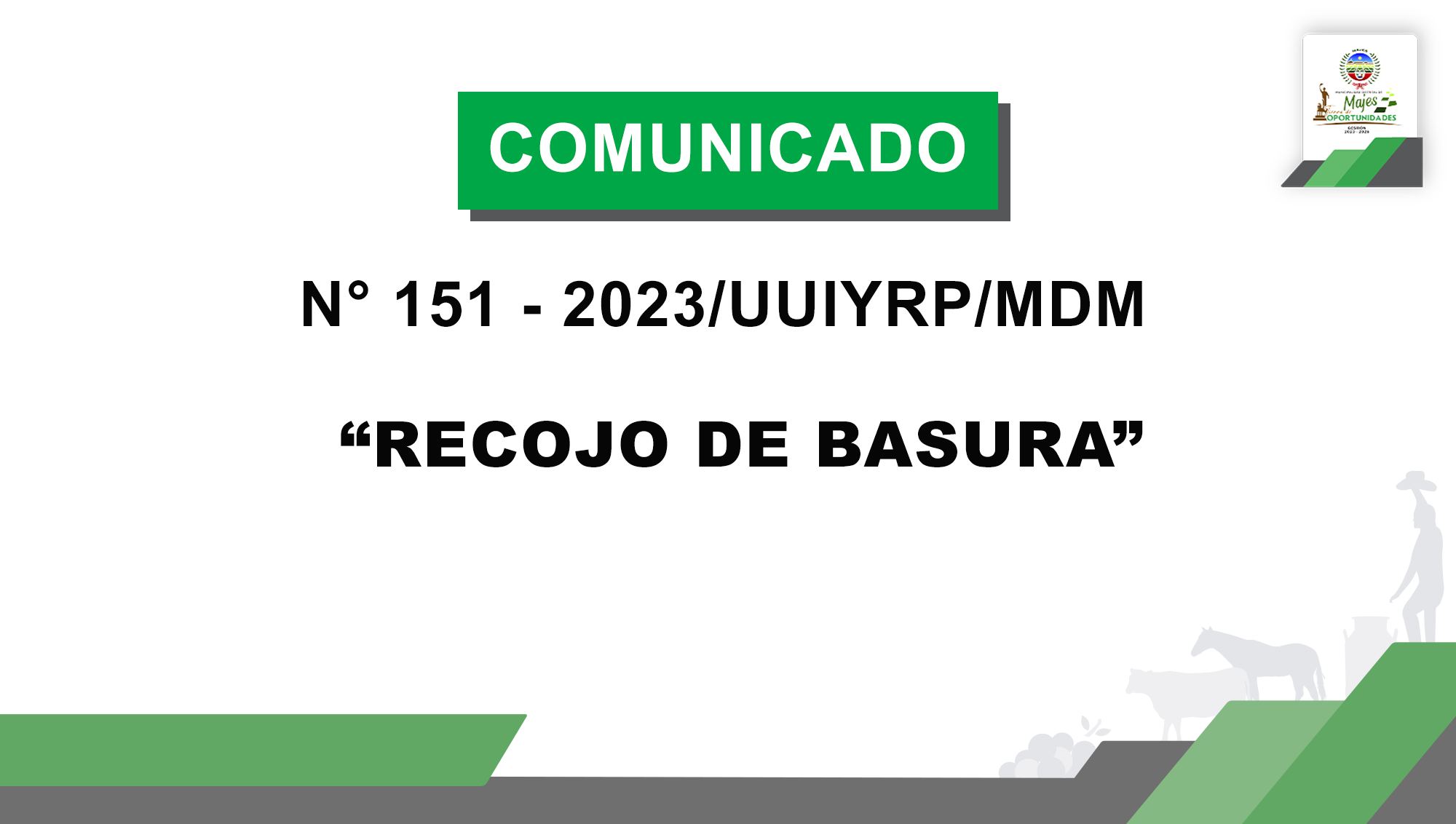 Comunicado 151 PNG