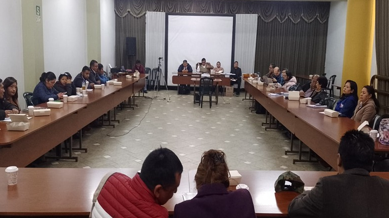 Reunión por conflictos sociales en Junín
