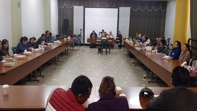 Reunión por conflictos sociales en Junín