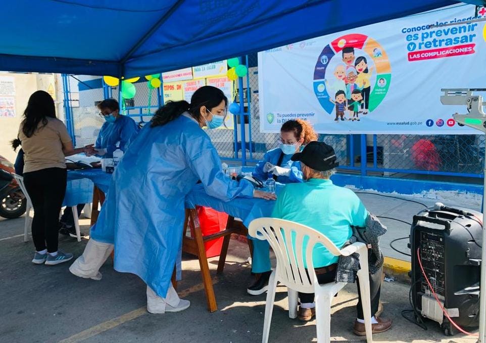 EsSalud Áncash realiza ferias informativas para prevenir la diabetes