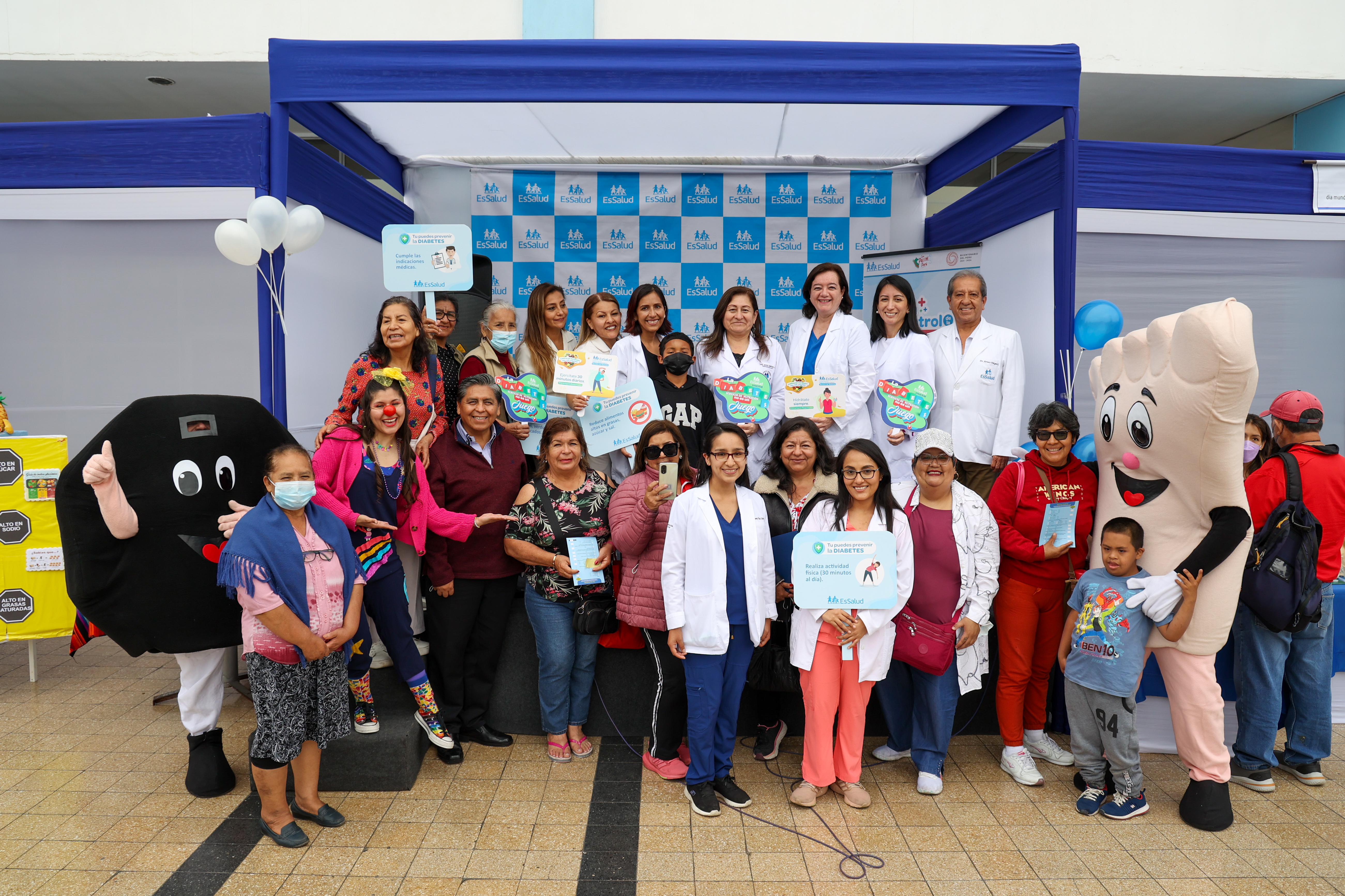Más de 600 personas se beneficiaron de las campañas de prevención de la diabetes de la Red Prestacional Rebagliati