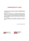 Vista preliminar de documento Comunicado N° 001-2023