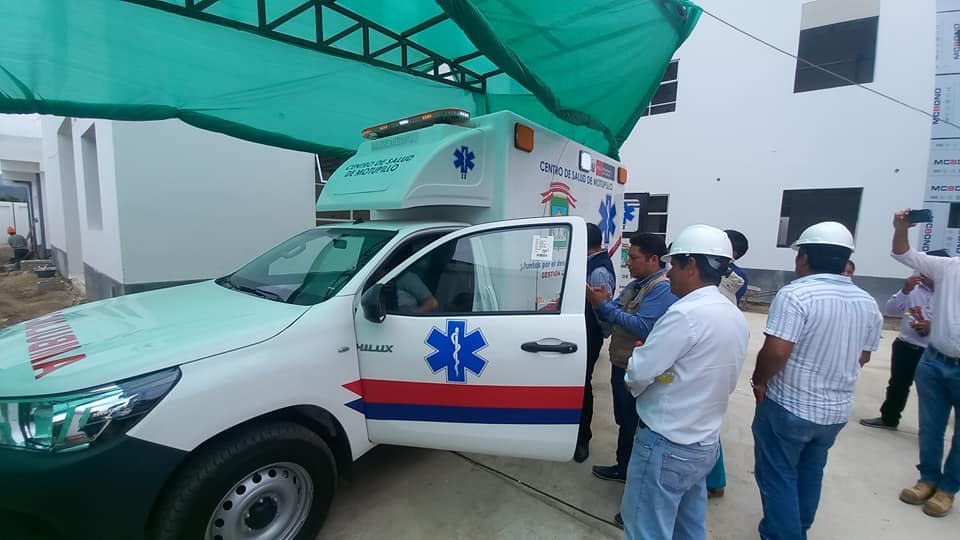 Ambulancia y ecógrafo para Centro de Salud de Motupillo.