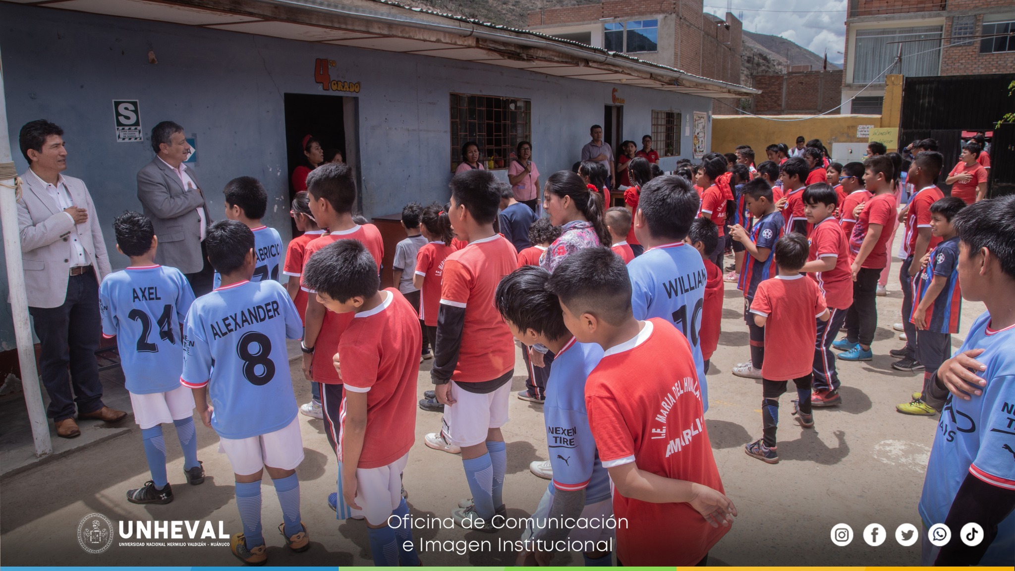 UNHEVAL y Facultad de Educación fortalecen Institución Educativa Amarilense con donación