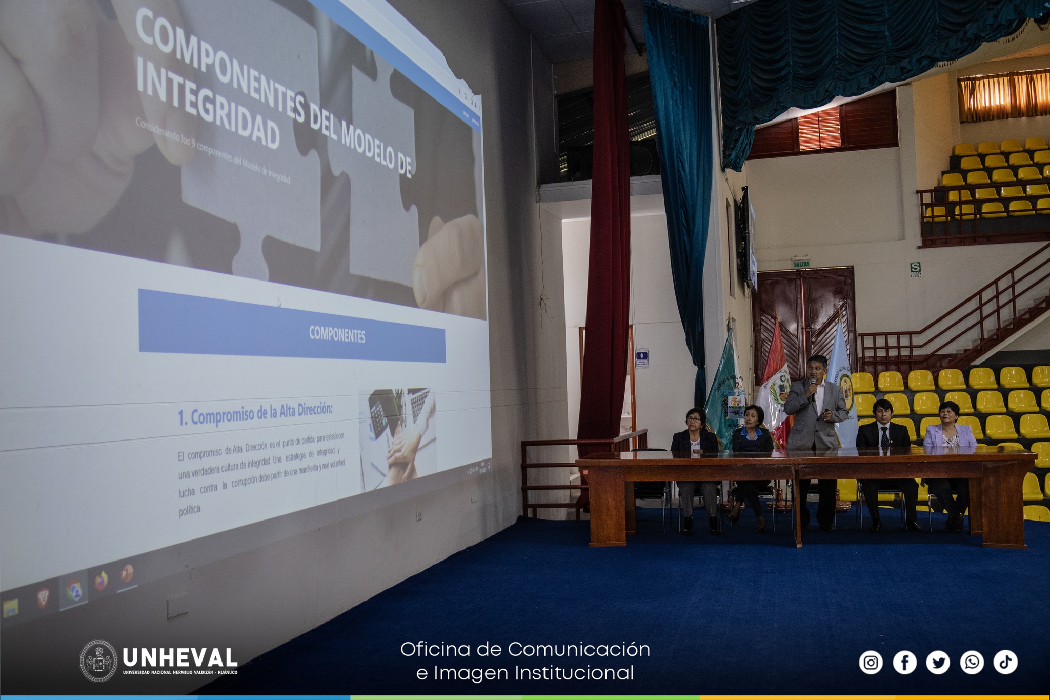 Capacitación en ética e integridad en la función pública fortalece UNHEVAL