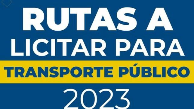 Presentamos las 40 rutas de transporte público que se licitarán para atender a la población y sus necesidades de viajes a diferentes destinos según el plan regulador de rutas. 
📅En los próximos días conocerás el cronograma. 
