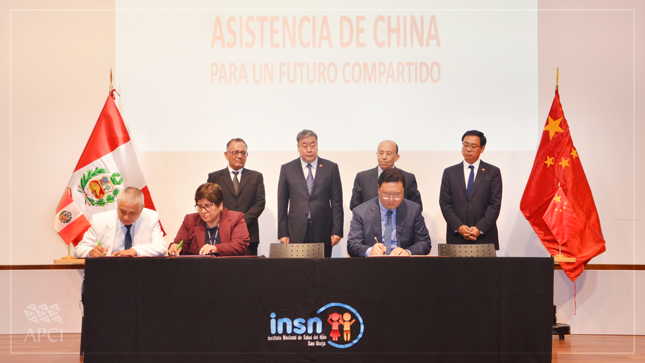 China dona al Perú equipos médicos con el apoyo de la APCI en la gestión