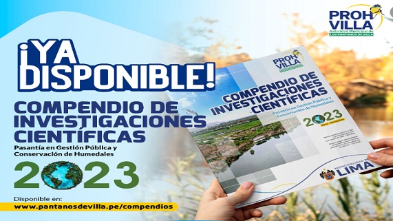 El Compendio de Investigaciones Científicas de la Pasantía en Gestión Pública y Conservación de Humedales 2023 ya está disponible en formato digital.