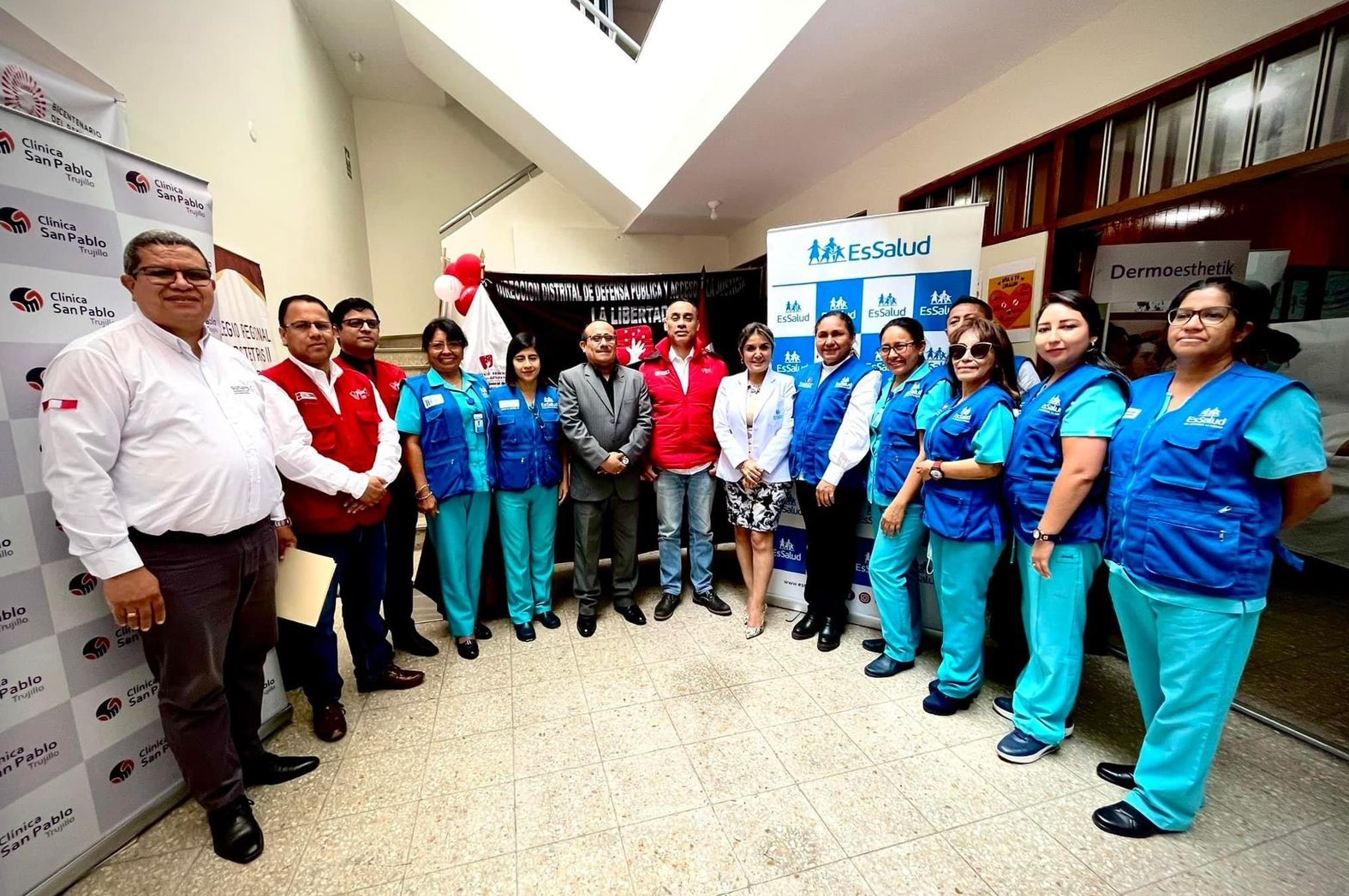EsSalud La Libertad brindó atenciones médicas a trabajadores del Ministerio de Justicia y Derechos Humanos