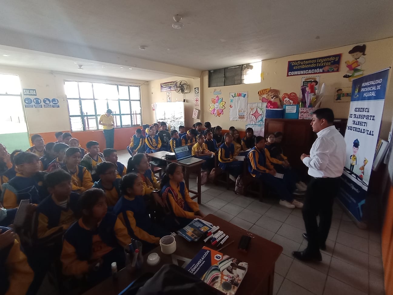 MPH continúa con su jornada de Charlas de Educación Vial y esta vez visitó la I.E. Hogar Infantil