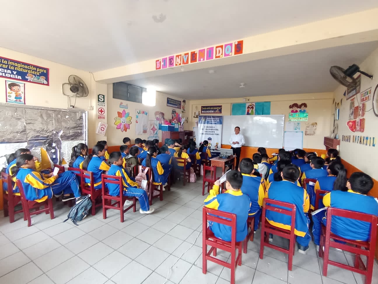 MPH continúa con su jornada de Charlas de Educación Vial y esta vez visitó la I.E. Hogar Infantil