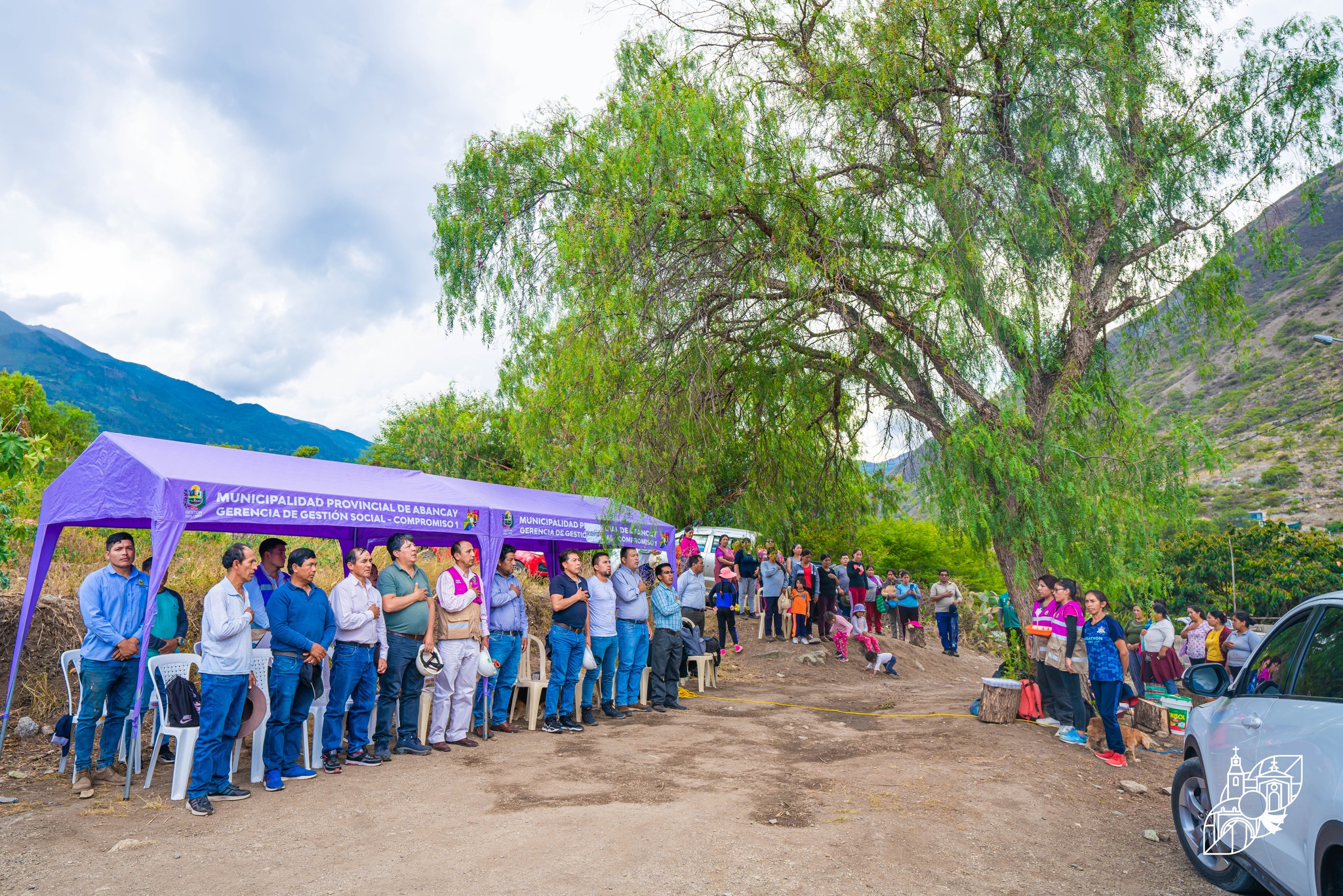 MPA: Ceremonia De Colocación De La Primera Piedra Para La Construcción Del Salón Comunal Multiusos En Un Gesto De Transformación Y Compromi