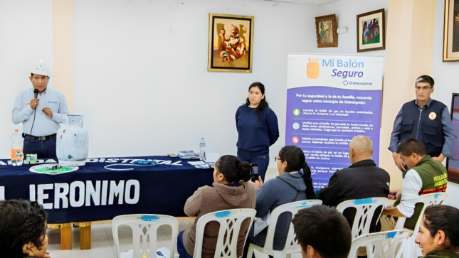 CHARLA SOBRE EL MANEJO DEL GLP POR OSINERGMIN
