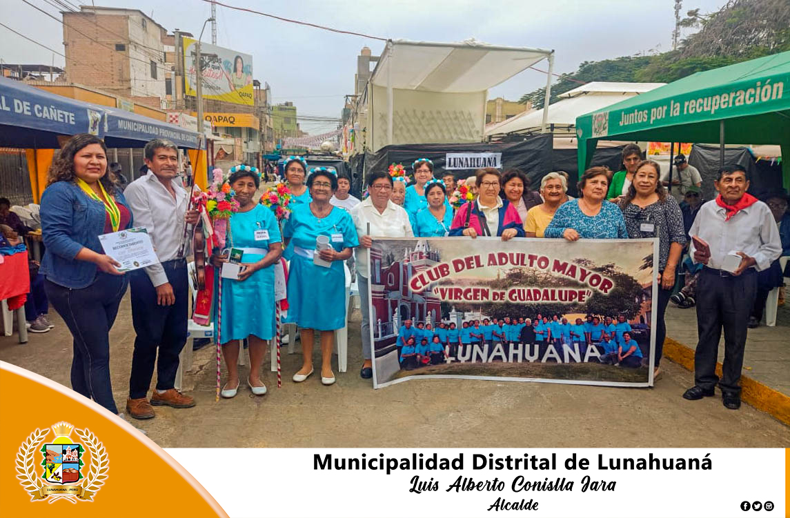 En los 114 Aniversario del Distrito de Imperial, el Club del Adulto Mayo de la Capital Turística y Cultural de la Provincia de Cañete, participo en el Primer Encuentro Interdistrital “Saberes Productivos”.
Donde nuestra delegación de Lunahuaná, acompañado de la Regidora Srta. Vicky Rubi Vicente de la Cruz y la Srta. Miriam Tovar Nolazco Jefe de Programas Sociales, dieron a conocer nuestra danza de las Pallas.
#EnGestionChavelonEsLaSolucion