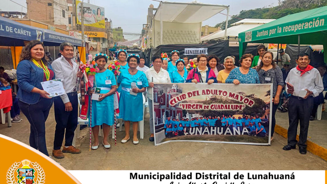 En los 114 Aniversario del Distrito de Imperial, el Club del Adulto Mayo de la Capital Turística y Cultural de la Provincia de Cañete, participo en el Primer Encuentro Interdistrital “Saberes Productivos”. 
Donde nuestra delegación de Lunahuaná, acompañado de la Regidora Srta. Vicky Rubi Vicente de la Cruz y la Srta. Miriam Tovar Nolazco Jefe de Programas Sociales, dieron a conocer nuestra danza de las Pallas. 

#EnGestionChavelonEsLaSolucion