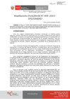 Vista preliminar de documento Resolución Directoral 008-2023-IPD/DNRPD Juegos Sudamericanos Escolares: Criterios Técnicos Deportivos - Conformación Delegación Peruana.