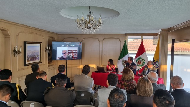 Embajada del Perú en México desarrolla conversatorio por el 25° aniversario de los Acuerdos de Paz de Brasilia