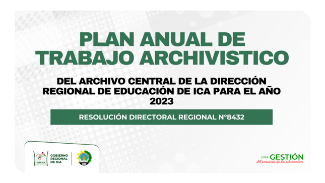Plan Anual de Trabajo Archivístico 2023