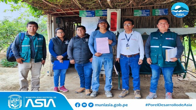 Asia ya cuenta con 2 agricultores con la debida certificación de Senasa Perú