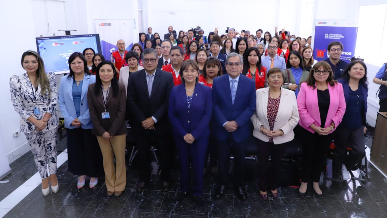 Minsa da inicia a curso en salud mental a promotores del MIMP
