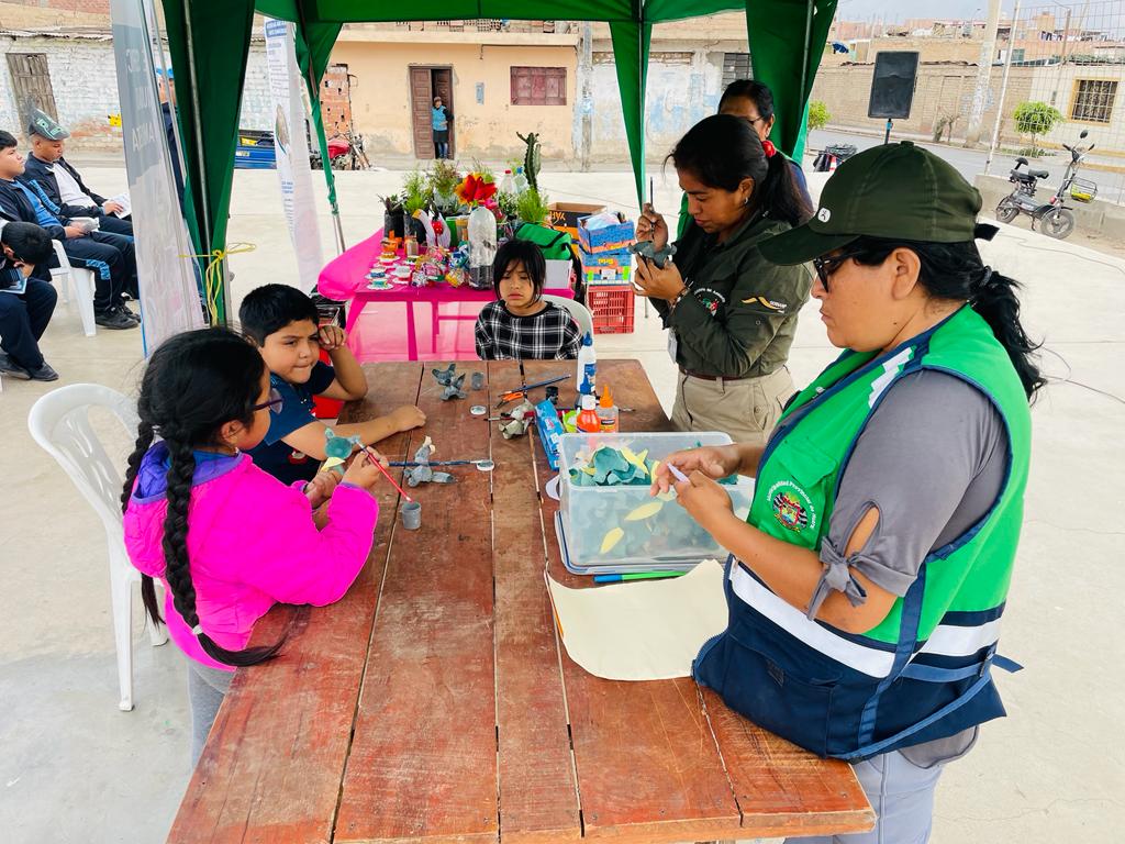 "Educat贸n Municipal" inculc贸 valiosas ideas para el cuidado del ambiente en el parque San Juan