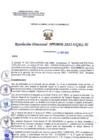 Vista preliminar de documento Resolución Directoral. N° 2605 - 2023