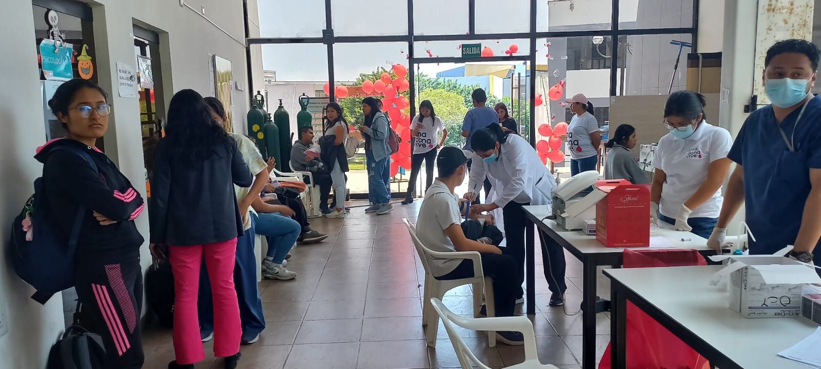 Con gran éxito culminó campaña de donación voluntaria de sangre en la UNTELS