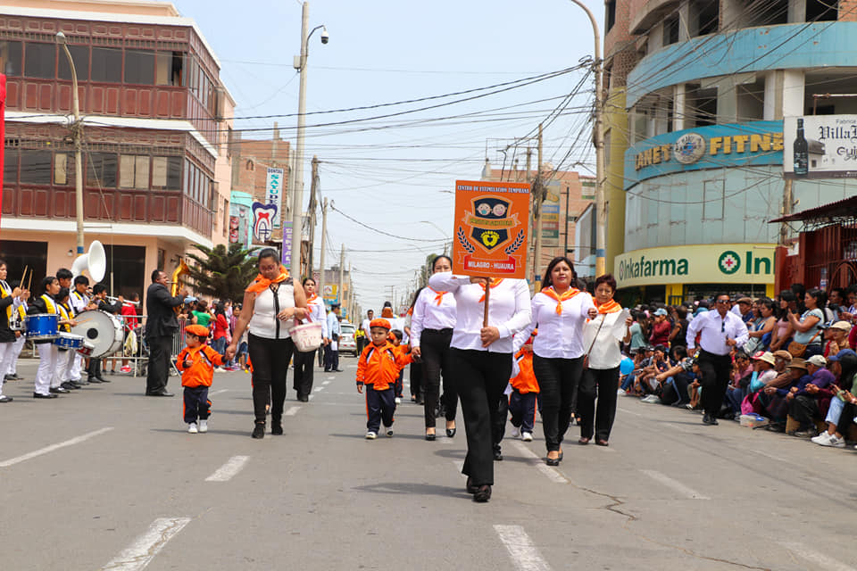 GALERÍA DE FOTOS: DESFILE ESCOLAR DE COLEGIOS DEL NIVEL INICIAL Y PRIMARIA CON MOTIVO DE CELEBRAR LOS 203° AÑOS DE LA PRIMERA PROCLAMA DE LA INDEPENDENCIA DEL PERÚ EN HUAURA.