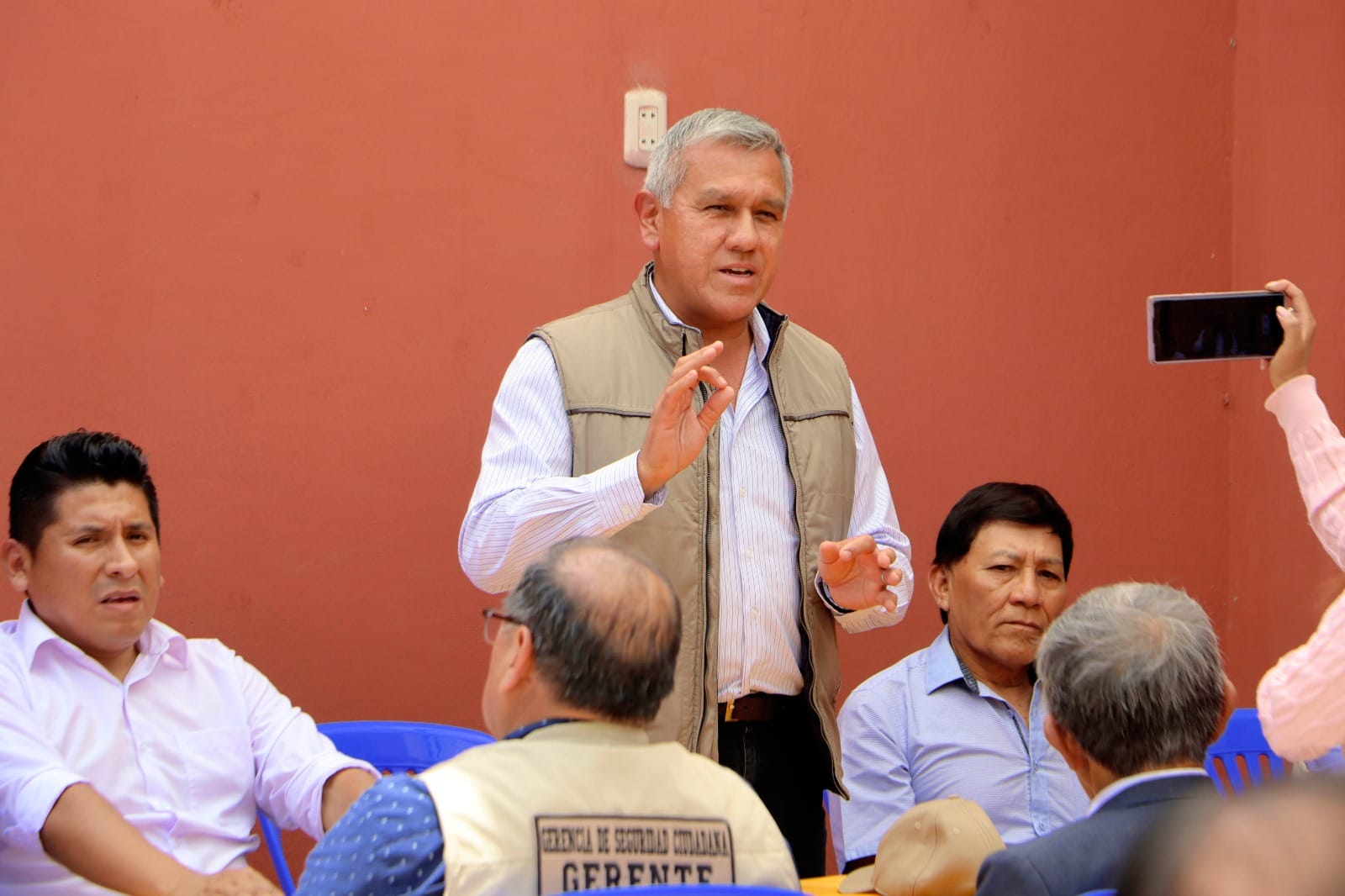 Alcalde provincial de Huaral participó de la colocación de primera piedra del palacio municipal del distrito de Acos