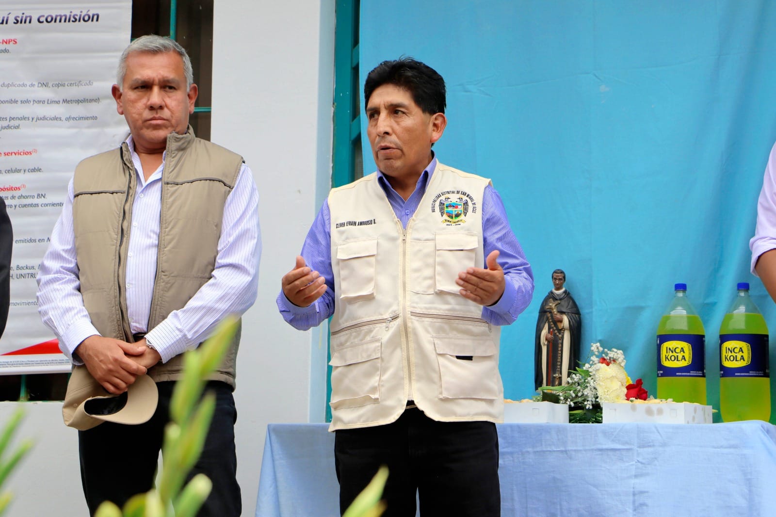 Alcalde provincial de Huaral participó de la colocación de primera piedra del palacio municipal del distrito de Acos