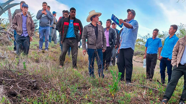 Reunión con autoridades Cutervillo y Succhabamba Alta