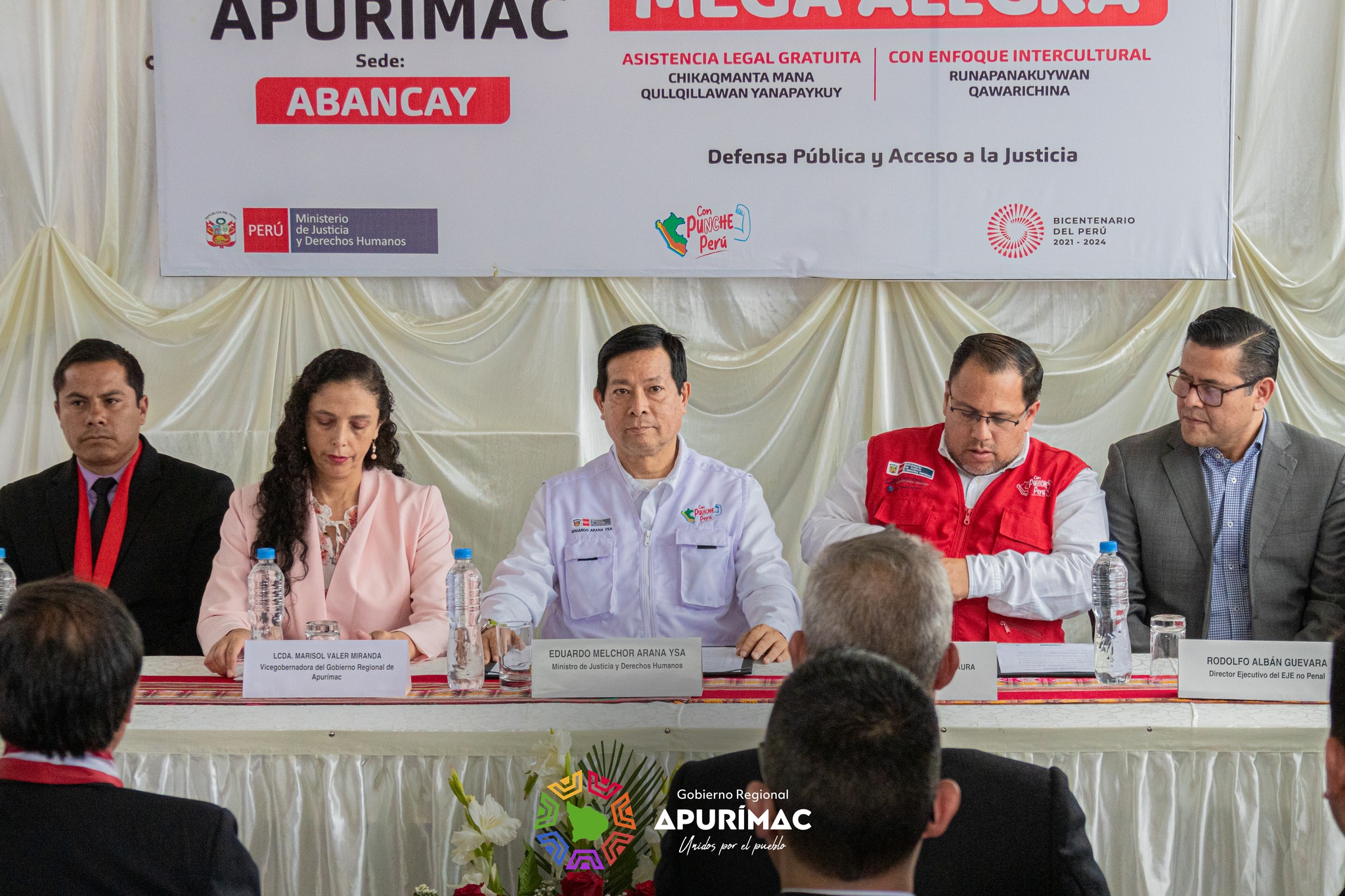 Vicegobernadora regional participó en la inauguración del Centro Mega Alegra del Ministerio de Justicia y Derechos Humanos