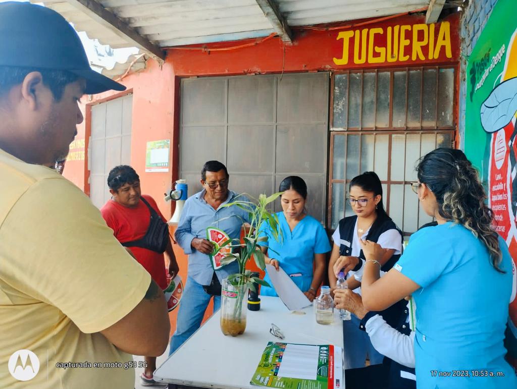 Brigadas de salud intensifican acciones de prevención y control del Dengue en Terminal EPSEL