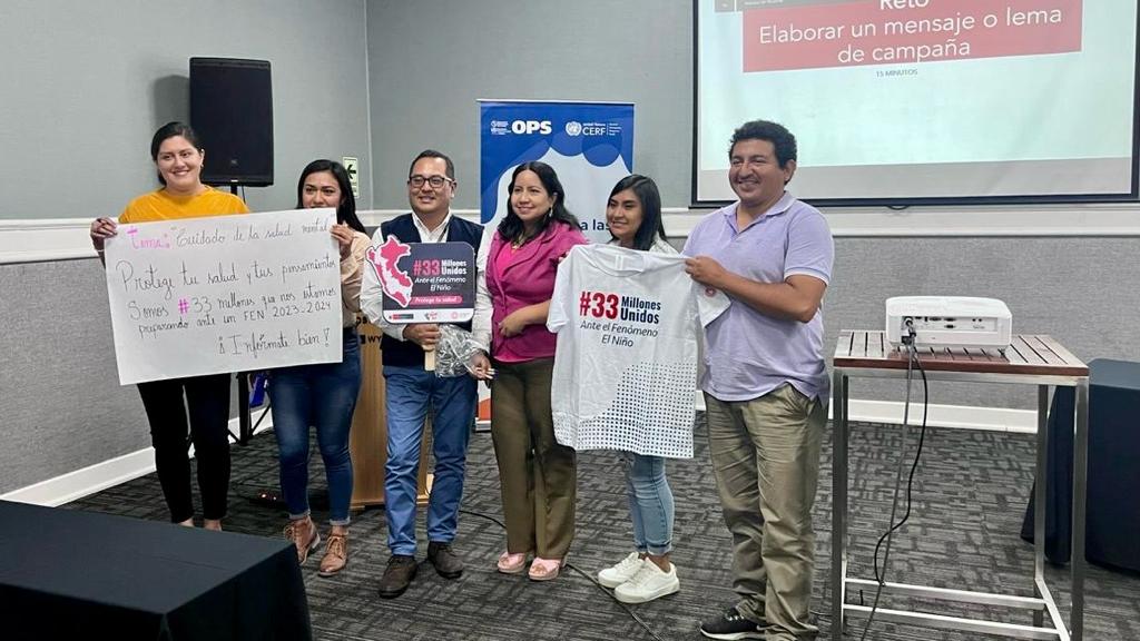 Minsa presenta campaña “33 Millones Unidos Ante el Fenómeno el Niño” a comunicadores en Piura