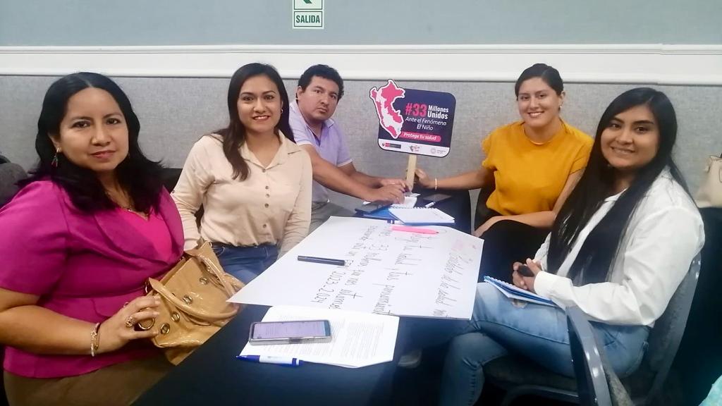 Minsa presenta campaña “33 Millones Unidos Ante el Fenómeno el Niño” a comunicadores en Piura