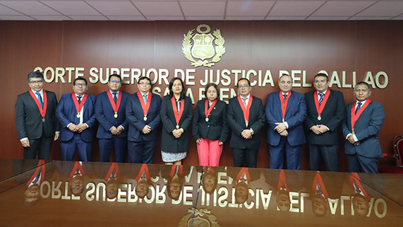 Dos Jueces Superiroes se incorporan a la Sala Plena de la Corte Superior de Justicia dle Callao
