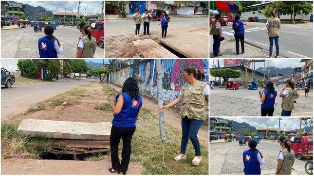 Supervisión a seguridad vial en Leoncio Prado, Tingo María, Huánuco