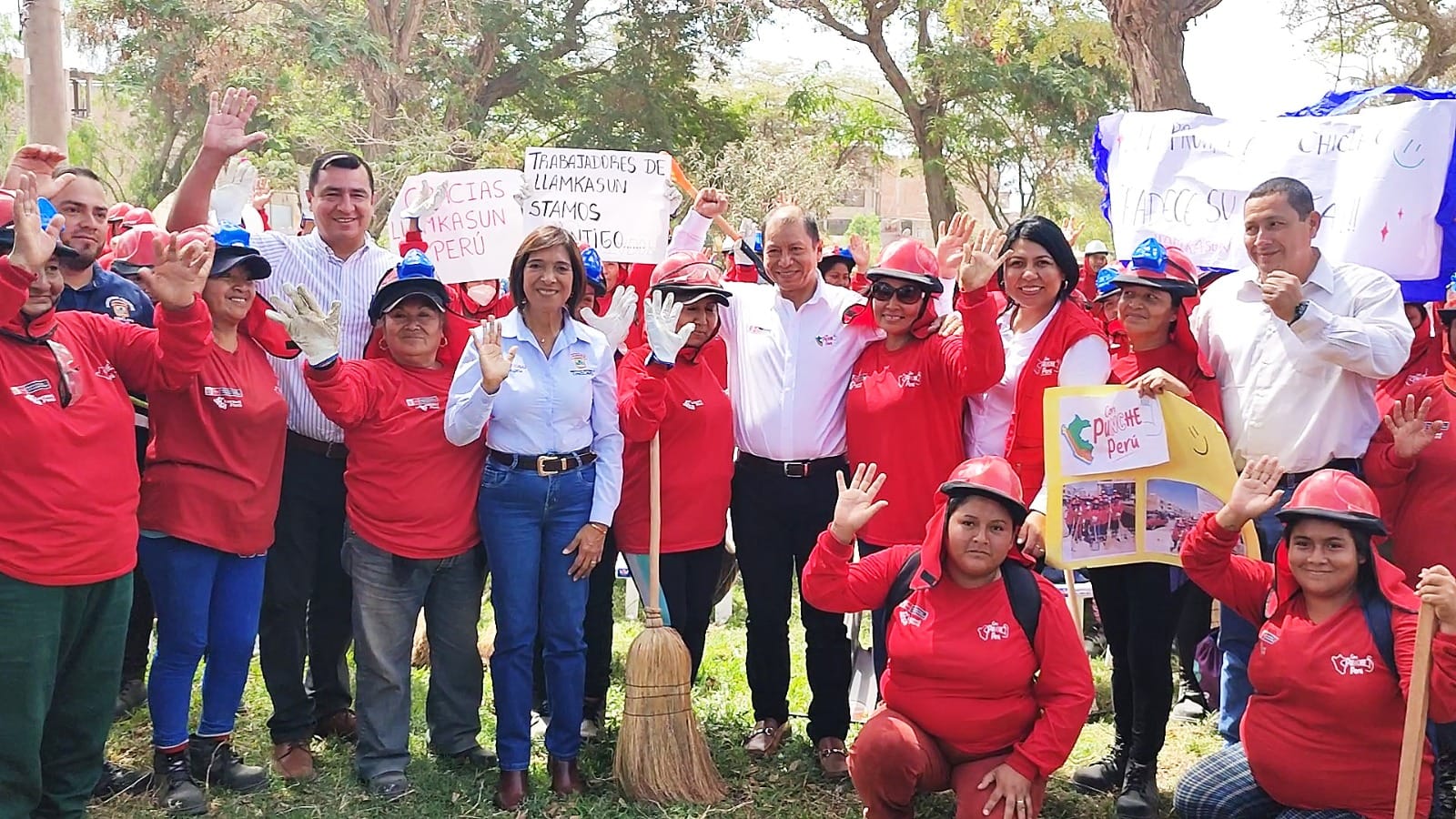 Alcaldesa y Ministerio de Trabajo articulan actividades de Lamkasun Perú