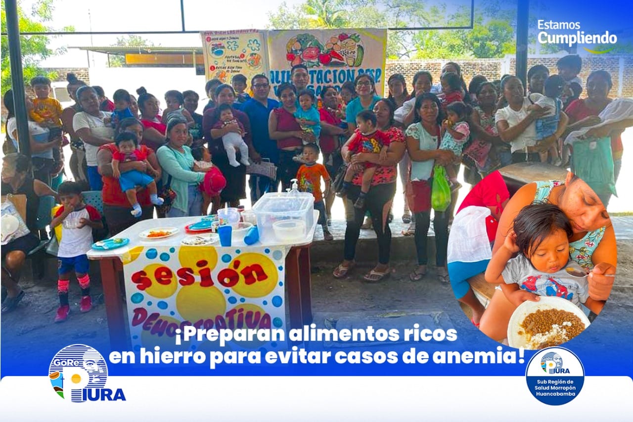 Preparan alimentos ricos en hierro para evitar casos de anemía