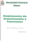 Vista preliminar de documento ROF - Reglamento de Organización y Funciones - 2018