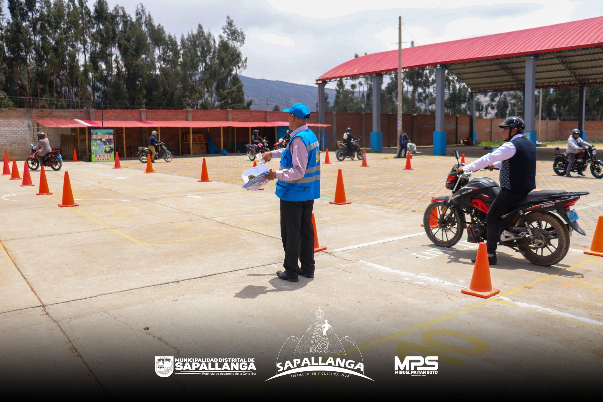 Se llevo a cabo los exámenes para Licencia de vehiculos menores 2023