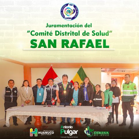 Instalación y Juramentación del comité Distrital del Salud en San Rafael