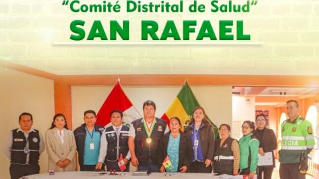 Instalación y Juramentación del comité Distrital del Salud en San Rafael