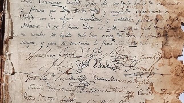 Ministerio de Cultura declaró Patrimonio Cultural al "Primer libro de actas de sesiones de la Municipalidad de Moquegua (1825 - 1841)"