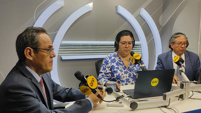 El magisttrado Helder Domínguez indicó que entre las funciones del Congreso de la República está el legislar, fiscalizar y representar.