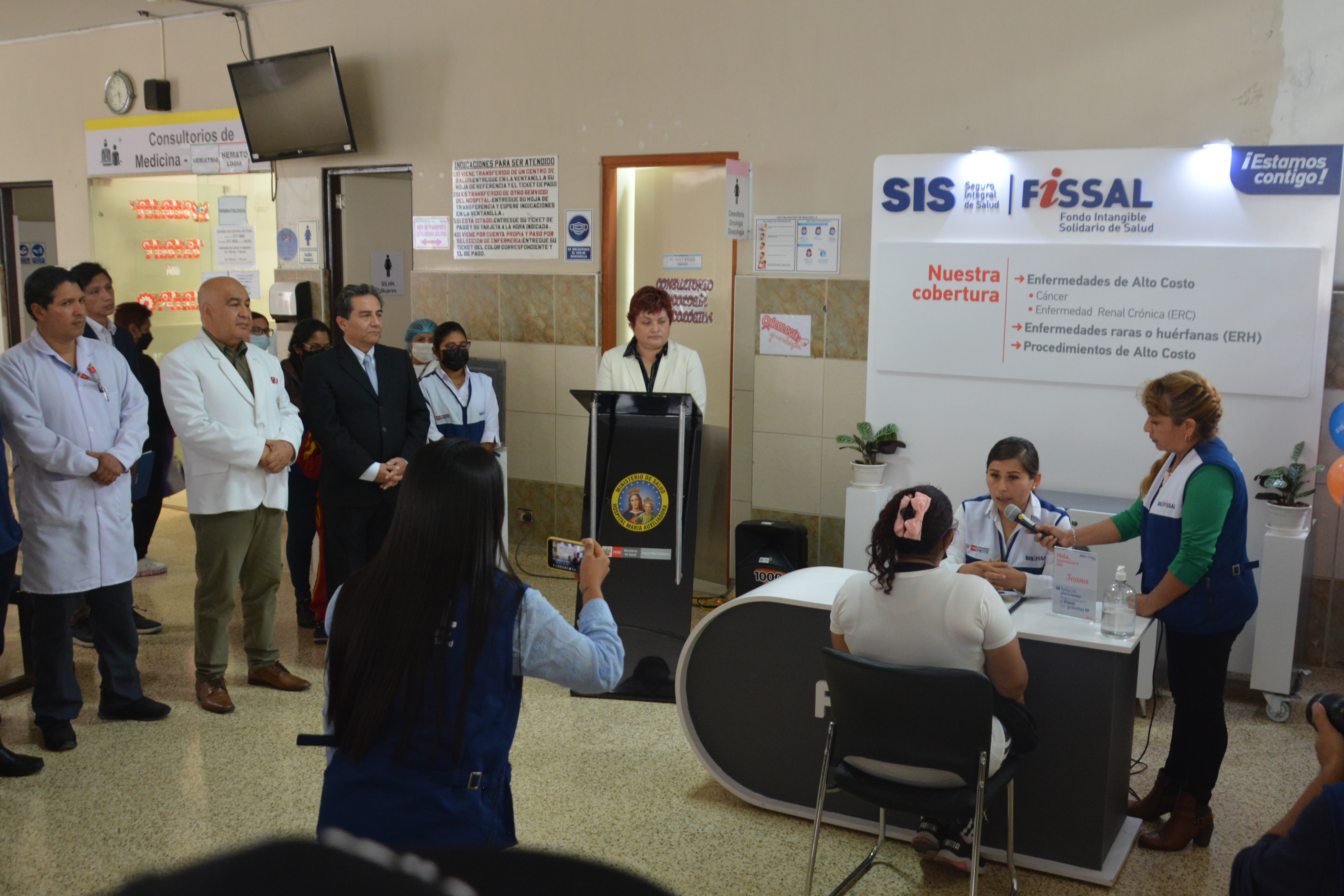 Inauguramos módulo FISSAL de orientación y acompañamiento a pacientes SIS 