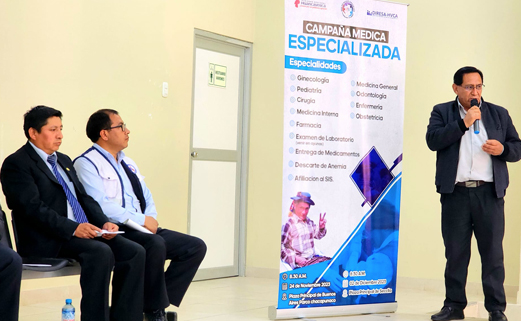 Red de salud de Angaraes brindara campaña médica especializada gratuita en el C.P. de Buenos Aires de Parco Chacapunco y al distrito de Secc